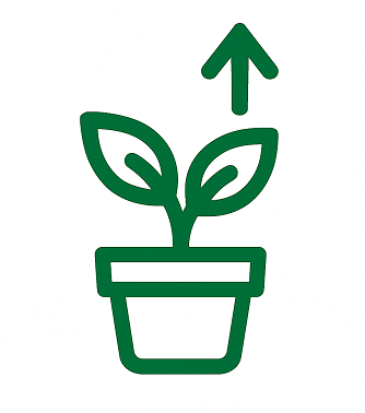 Sustainable Growth Icon