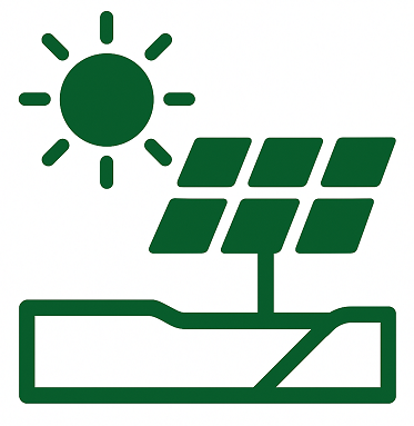 Solar Energy Target Icon